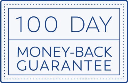 100-day money-back guarantee